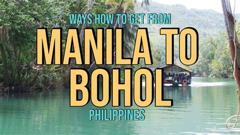 bohol from manila